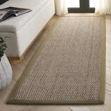 Safavieh Natural Fiber 2'-6" x 8'-0" Rug in Natural / Olive
