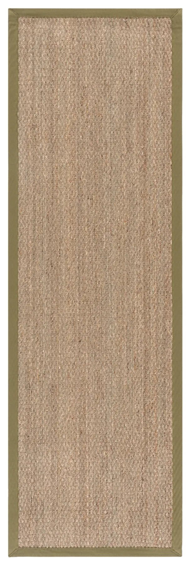 Safavieh Natural Fiber 2'-6" x 8'-0" Rug in Natural / Olive