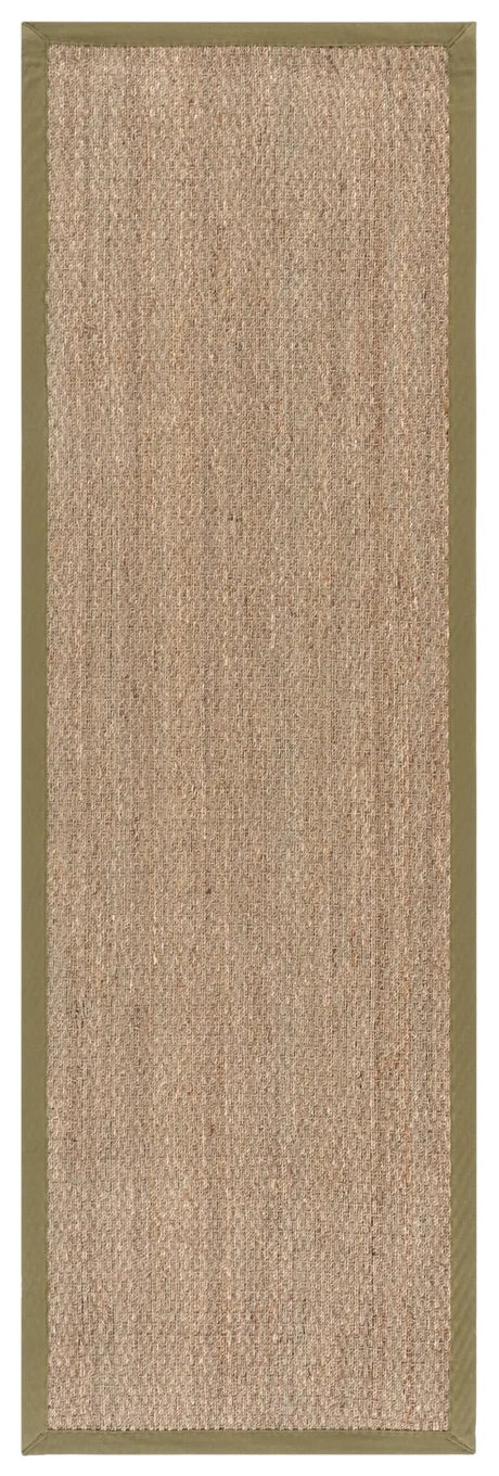 Safavieh Natural Fiber 2'-6" x 8'-0" Rug in Natural / Olive
