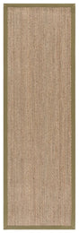 Safavieh Natural Fiber 2'-6" x 8'-0" Rug in Natural / Olive