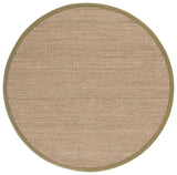 Safavieh Natural Fiber 6'-0" x 6'-0" Rug in Natural / Olive