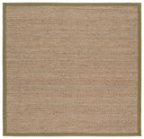 Safavieh Natural Fiber 6'-0" x 6'-0" Rug in Natural / Olive