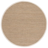 Safavieh Natural Fiber 6'-0" x 6'-0" Rug in Natural / Ivory