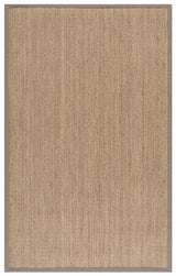 Safavieh Natural Fiber 4'-0" x 6'-0" Rug in Natural / Grey