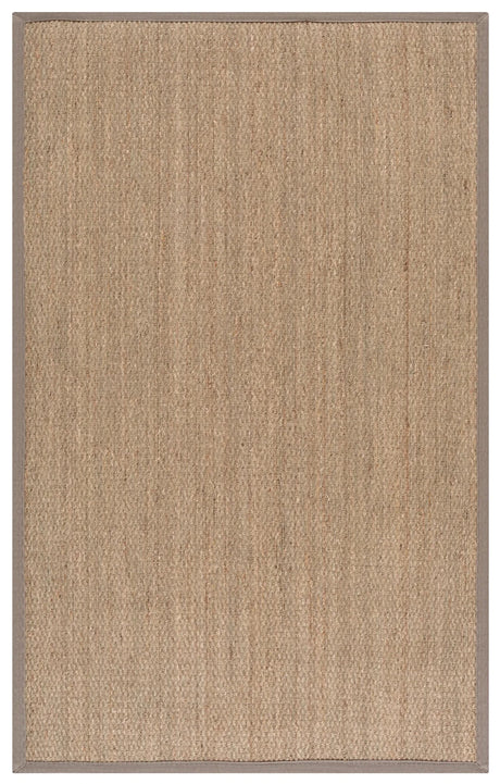 Safavieh Natural Fiber 4'-0" x 6'-0" Rug in Natural / Grey