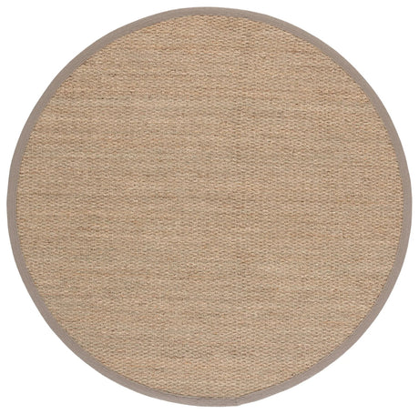 Safavieh Natural Fiber 6'-0" x 6'-0" Rug in Natural / Grey