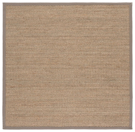 Safavieh Natural Fiber 6'-0" x 6'-0" Rug in Natural / Grey