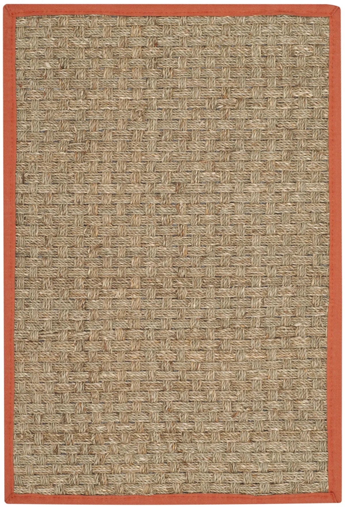 Safavieh Natural Fiber 2'-0" x 3'-0" Rug in Natural / Rust