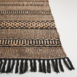 Safavieh Natural Fiber 5'-0" x 8'-0" Rug in Natural / Black