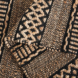Safavieh Natural Fiber 5'-0" x 8'-0" Rug in Natural / Black