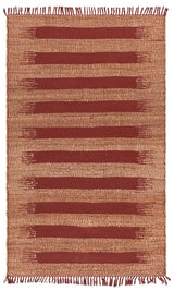 Safavieh Natural Fiber 5'-0" x 8'-0" Rug in Natural / Rust