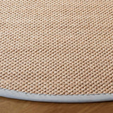 Safavieh Natural Fiber 6'-0" x 6'-0" Rug in Maize / Beige