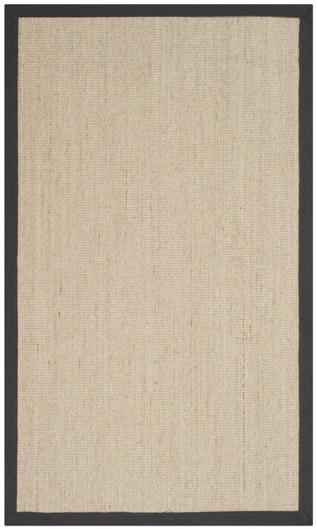 Safavieh Natural Fiber 3'-0" x 5'-0" Rug in Natural / Dark Grey