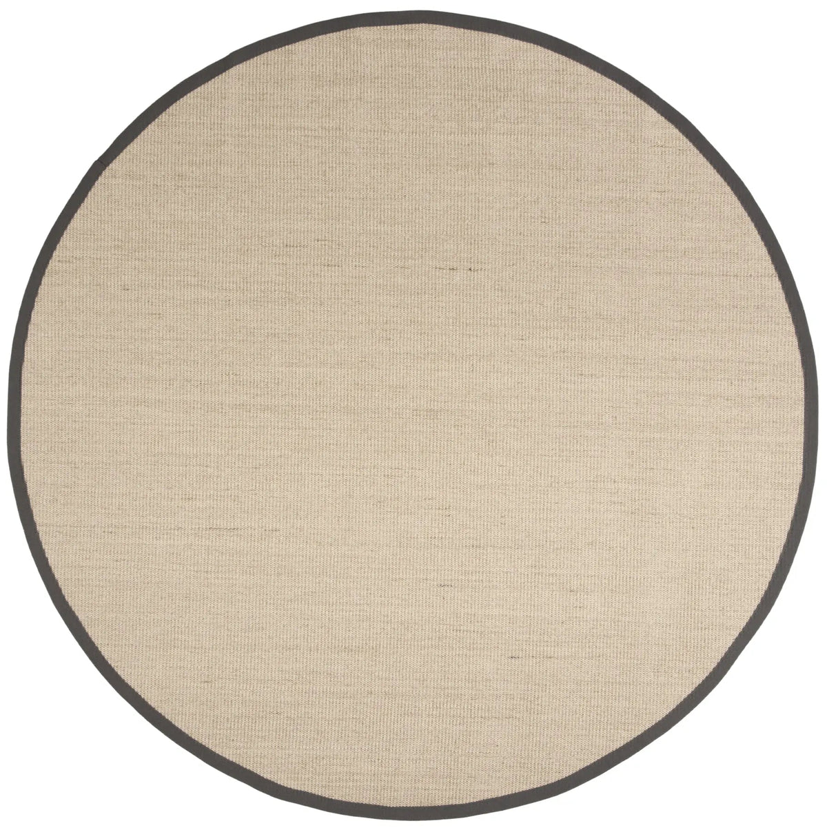 Safavieh Natural Fiber 6'-0" x 6'-0" Rug in Natural / Dark Grey
