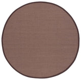 Safavieh Natural Fiber 6'-0" x 6'-0" Rug in Brown / Brown