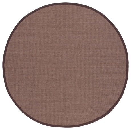 Safavieh Natural Fiber 6'-0" x 6'-0" Rug in Brown / Brown