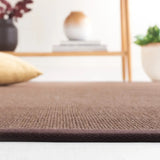 Safavieh Natural Fiber 4'-0" x 6'-0" Rug in Brown / Brown