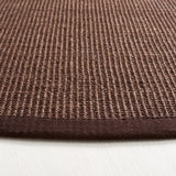Safavieh Natural Fiber 6'-0" x 6'-0" Rug in Brown / Brown