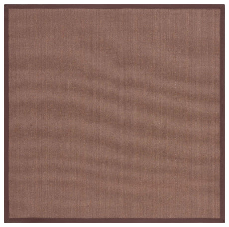 Safavieh Natural Fiber 6'-0" x 6'-0" Rug in Brown / Brown