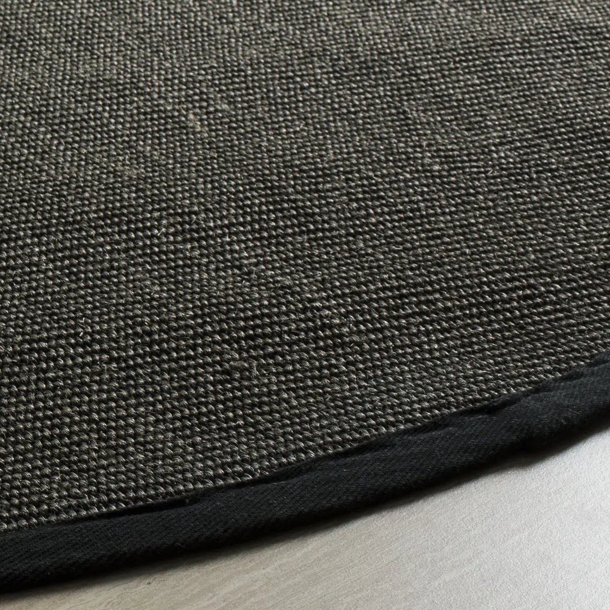 Safavieh Natural Fiber 6'-0" x 6'-0" Rug in Anthracite / Black