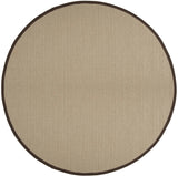 Safavieh Natural Fiber 6'-0" x 6'-0" Rug in Sage / Brown