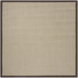 Safavieh Natural Fiber 6'-0" x 6'-0" Rug in Sage / Brown