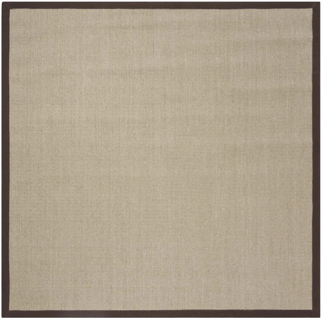 Safavieh Natural Fiber 6'-0" x 6'-0" Rug in Sage / Brown