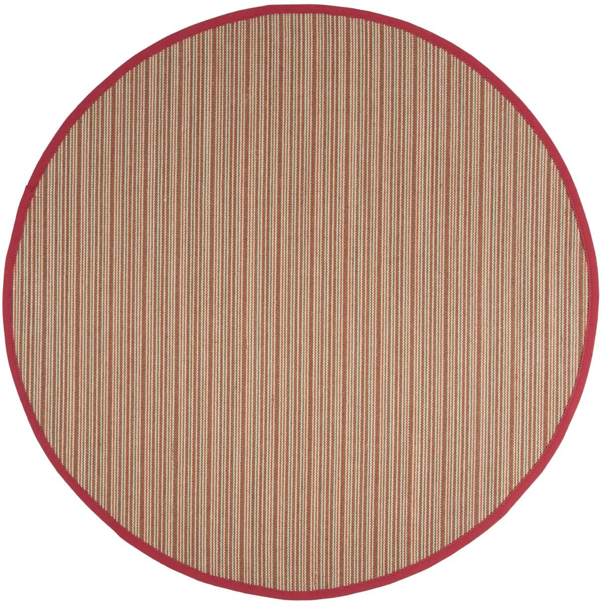 Safavieh Natural Fiber 6'-0" x 6'-0" Rug in Brown / Red
