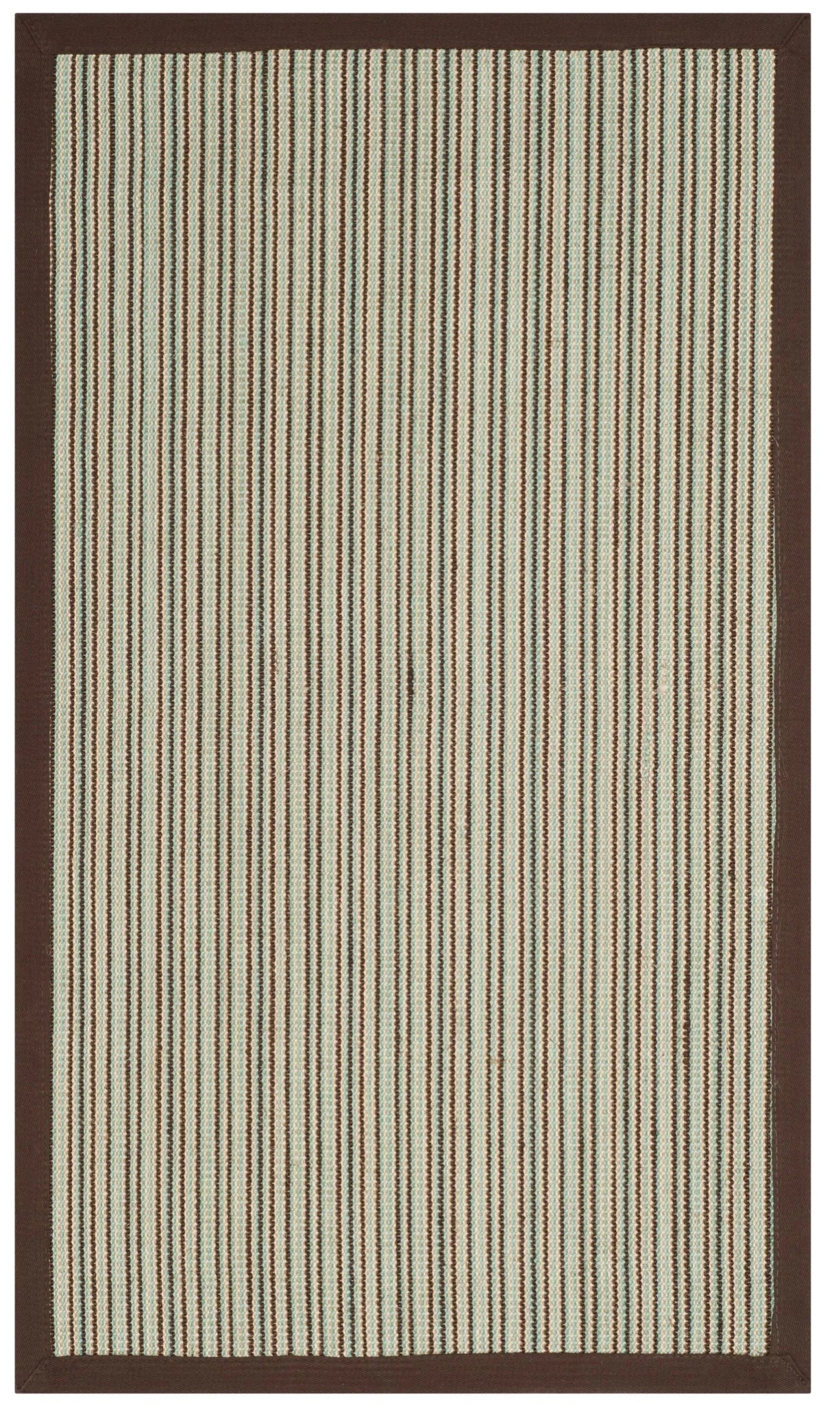 Safavieh Natural Fiber 3'-0" x 5'-0" Rug in Teal / Brown
