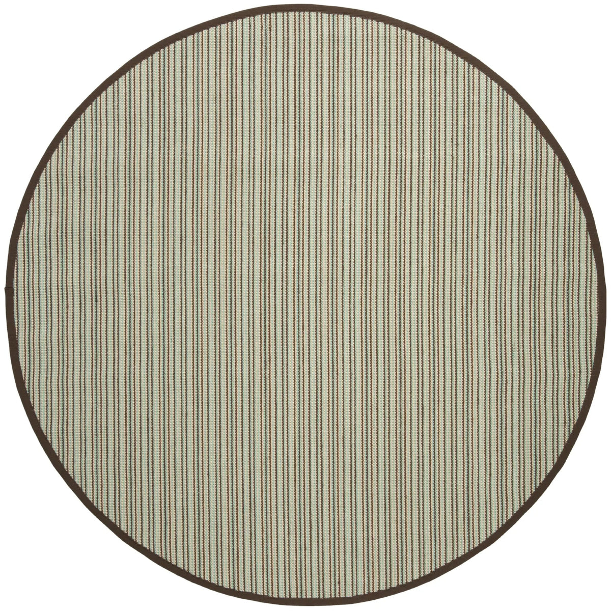 Safavieh Natural Fiber 6'-0" x 6'-0" Rug in Teal / Brown