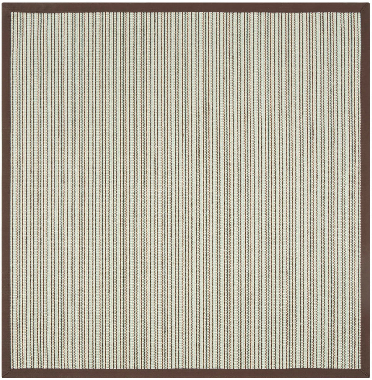 Safavieh Natural Fiber 6'-0" x 6'-0" Rug in Teal / Brown