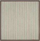 Safavieh Natural Fiber 6'-0" x 6'-0" Rug in Teal / Brown