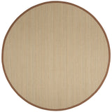 Safavieh Natural Fiber 6'-0" x 6'-0" Rug in Multi / Light Brown