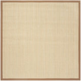 Safavieh Natural Fiber 6'-0" x 6'-0" Rug in Multi / Light Brown