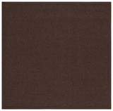 Safavieh Natural Fiber 6'-0" x 6'-0" Rug in Chocolate / Dark Brown