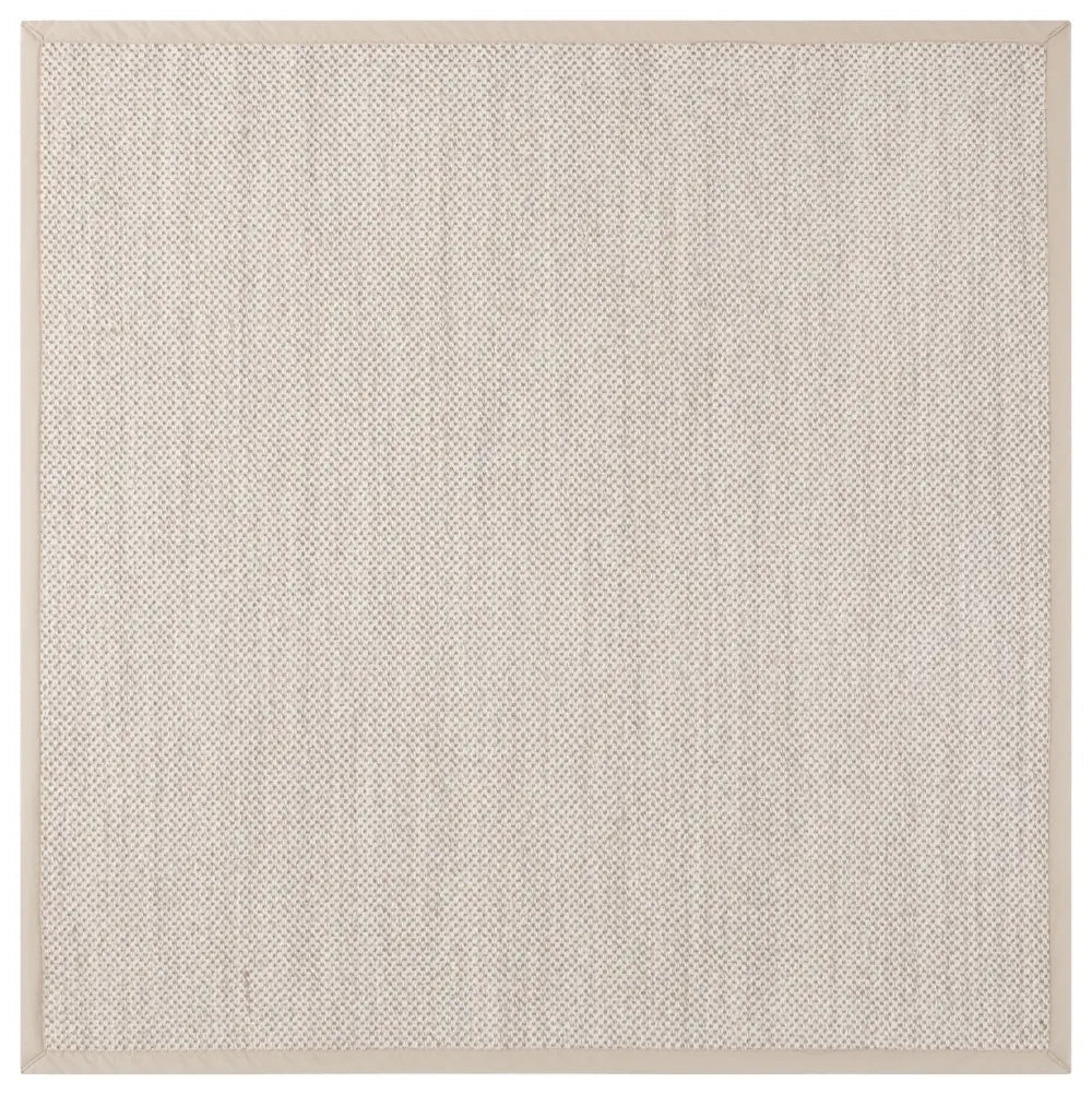 Safavieh Natural Fiber 6'-0" x 6'-0" Rug in Marble / Beige