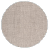 Safavieh Natural Fiber 6'-0" x 6'-0" Rug in Marble / Beige
