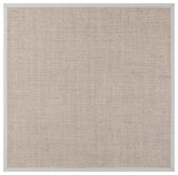 Safavieh Natural Fiber 6'-0" x 6'-0" Rug in Marble / Beige