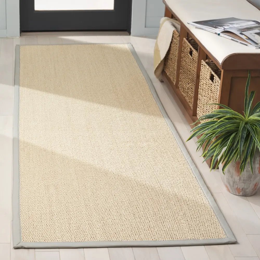 Safavieh Natural Fiber 2'-6" x 8'-0" Rug in Marble / Beige