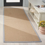 Safavieh Natural Fiber 2'-6" x 8'-0" Rug in Maize / Brown
