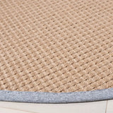Safavieh Natural Fiber 6'-0" x 6'-0" Rug in Maize / Brown