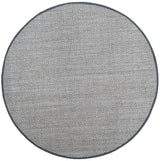 Safavieh Natural Fiber 6'-0" x 6'-0" Rug in Natural / Dark Grey