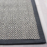 Safavieh Natural Fiber 6'-0" x 9'-0" Rug in Natural / Dark Grey