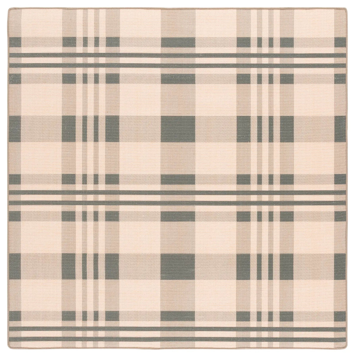 Safavieh Natural Fiber 6'-0" x 6'-0" Rug in Natural / Green
