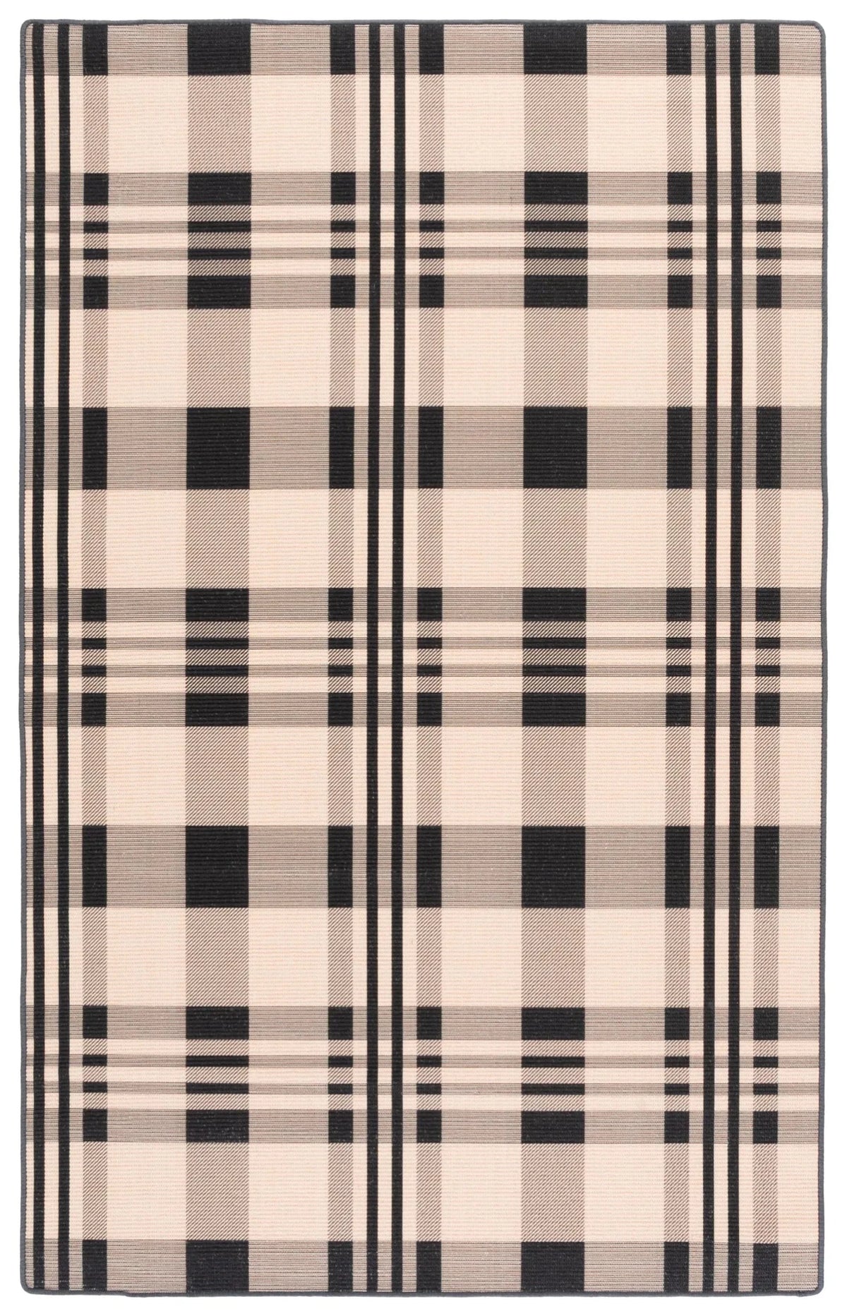 Safavieh Natural Fiber 4'-0" x 6'-0" Rug in Natural / Black