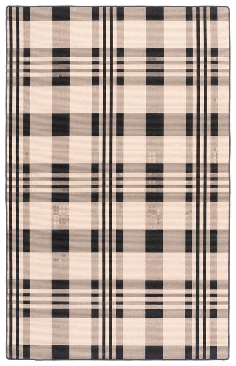 Safavieh Natural Fiber 4'-0" x 6'-0" Rug in Natural / Black