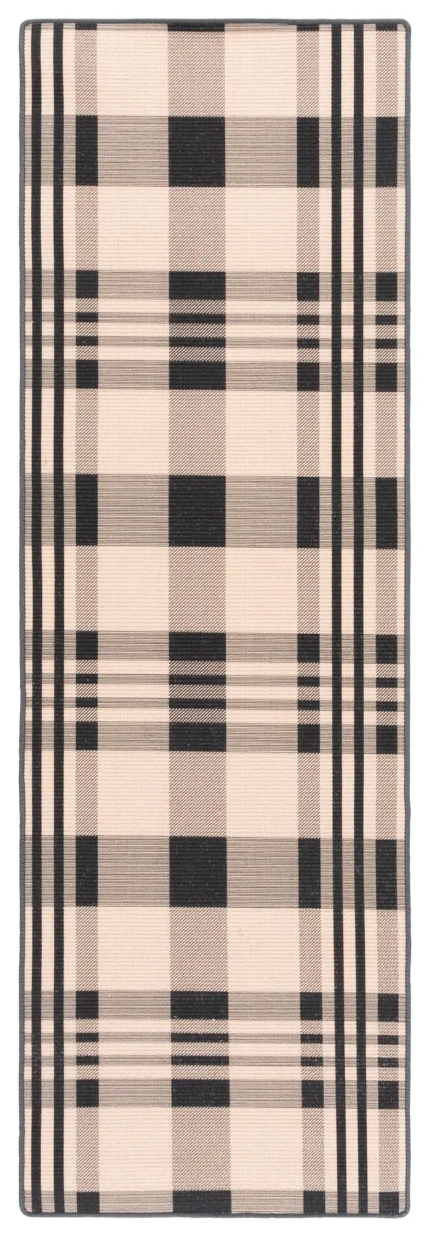 Safavieh Natural Fiber 2'-6" x 8'-0" Rug in Natural / Black