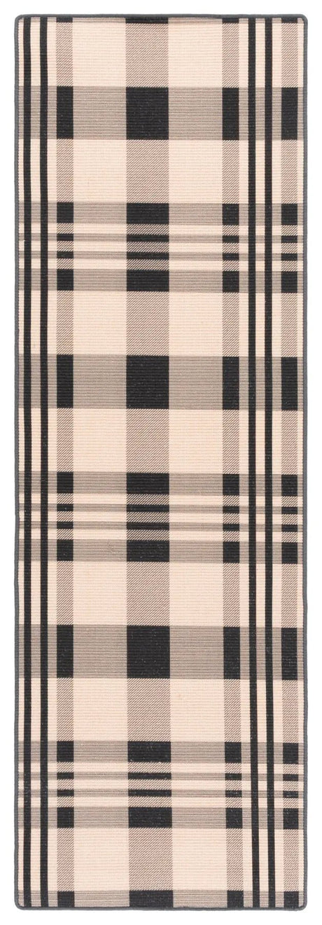 Safavieh Natural Fiber 2'-6" x 8'-0" Rug in Natural / Black