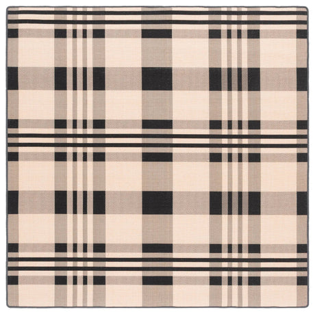 Safavieh Natural Fiber 6'-0" x 6'-0" Rug in Natural / Black