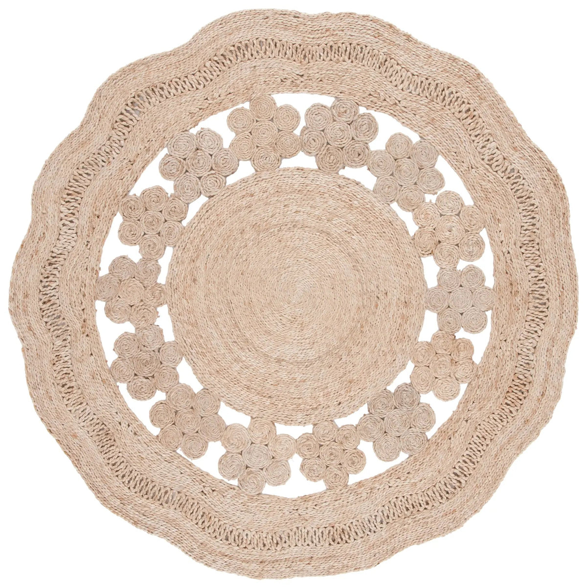 Safavieh Natural Fiber 5'-0" x 5'-0" Rug in Natural